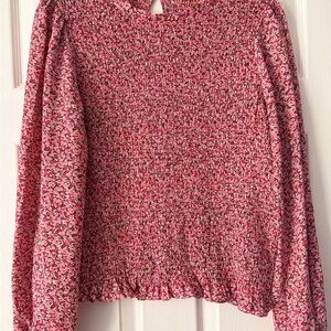 Anthropology Madison d’Amelie Smocked Women's Top